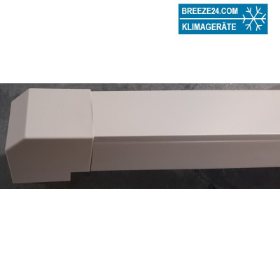 Außeneck PVC (40 x 60 - 60 x 110/verschiedene Farben) 40 x60 reinweiß