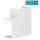 Flachwinkel PVC 40 x 60 reinweiß