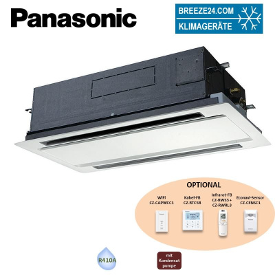 Panasonic VRF 2-Wege-Deckenkassette 3,6 kW - S-36ML1E5 mit Blende CZ-02KPL2 R410A