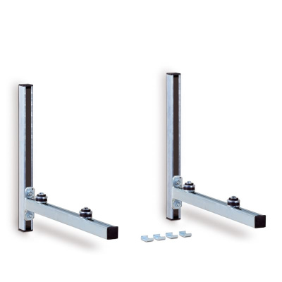 Müpro MPC-Konsolenset mit Schalldämmung, Länge: 800 mm Belastung bis zu 120 kg 2er Set