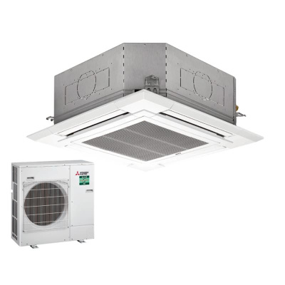 Mitsubishi Electric Set Deckenkassette 6,1 kW PLA-ZM60EA2 + Blende PLP-6EA + PUZ-ZM60VHA2 60 - 65 m² | R32