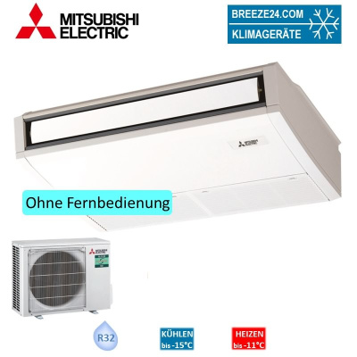 Mitsubishi Electric Set Deckenunterbaugerät PCA-M50KA2 + PUZ-ZM50VKA2 5,0 kW 50 - 55 m² | R32