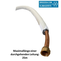 5/8" (15,88mm) Kältemittel-Einzelleitung...