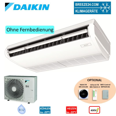 Daikin Set Deckenunterbaugerät SkyAir 12,1 kW - FHA125A + RZAG125NY1 Raumgröße 125 - 135 m² R32 400V