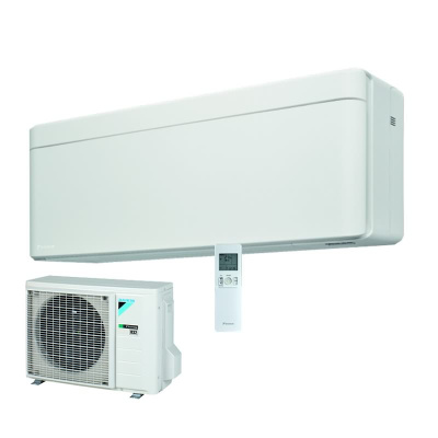 Daikin Set Wandgerät Stylish WiFi weiß 3,4 kW - FTXA35CW + RXA35A5V1B8 | Raumgröße 35 - 40 m² | R32