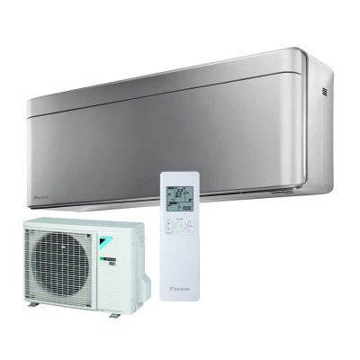 Daikin Set Wandgerät Stylish WiFi silber 5,0 kW - FTXA50CS + RXA50B8 | Raumgröße 50 - 55 m² | R32
