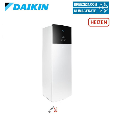 Daikin Altherma 3 R F EHVH04S23E6V Hydrobox + Speicher 230 Liter mit Heizstab 6 kW nur Heizen