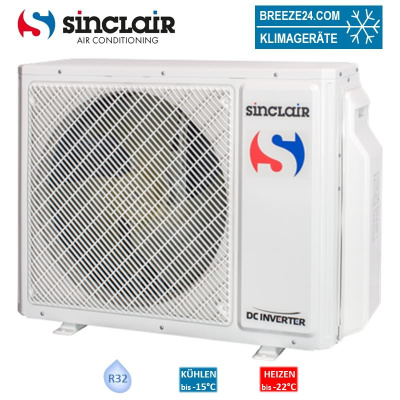 Sinclair MV-E18BI2 5,2 kW Multi-Split Außengerät für 1 - 2 Innengeräte | R32