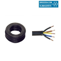 NYY-J 5 x 2.5 mm² Erdkabel Schwarz Elektroleitung