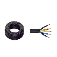 NYY-J 5 x 2.5 mm² Erdkabel Schwarz Elektroleitung