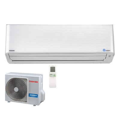 Toshiba Set Wandgerät Super Daiseikai 2,5 kW RAS-10PKVPG-E-WIFI + RAS-10PAVPG-E WiFi | Raum 25 - 30 m²