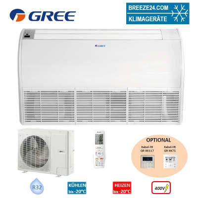 GREE Set Truhengerät 16,0 kW - GUD-160-ZD + GUD-160-WAX Raumgröße 160 - 170 m² | R32 | 400V