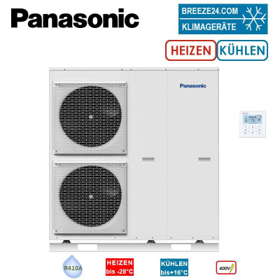 Panasonic Aquarea T-CAP Generation H WH-UQ12HE8 Split Wärmepumpe Luft/Wasser 12 kW 400 V