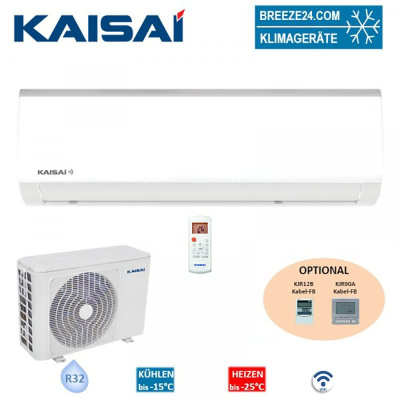 Kaisai Set Wandgerät Fly KWX-24HRGI-W und Außengerät KWX-24HRGO WiFi 7,0 kW Raumgröße 70 - 75 m²