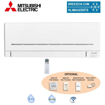 Mitsubishi Electric Wandgerät Kompakt WiFi 6,1 kW MSZ-AP60VGK | Raumgröße 60 - 65 m² | R32