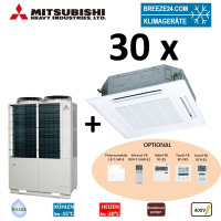 Mitsubishi Heavy Set 30 x 4-Wege-Deckenkassette 3,5 kW -...