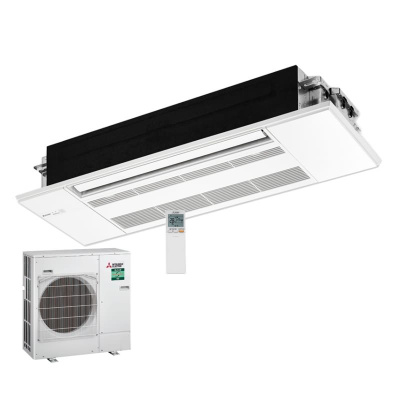 Mitsubishi Electric Set 5,0 kW - MLZ-KP50VG 1-Wege-Deckenkassette + Blende MLP-444W + SUZ-M50VA R32