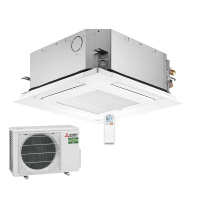 Mitsubishi Electric Set 4-Wege-Deckenkassette 2,5 kW -...