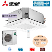 Mitsubishi Electric Set 4-Wege-Deckenkassette 5,0 kW -...