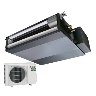 Mitsubishi Electric Set Kanalgerät 2,5 kW - SEZ-M25DA2 + SUZ-M25VA | für 1 Raum 25 - 30 m² | R32