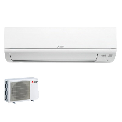 Mitsubishi Electric Set MSY-TP35VF + MUY-TP35VF inkl. Kabelfernbedienung Wandgerät für Serverraum 35 - 40 m² | 3,5 kW | R32