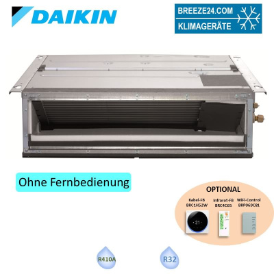 Daikin Kanalgerät 3,4 kW - FDXM35F9 R32 oder R410A | Raumgröße 35 - 40 m²