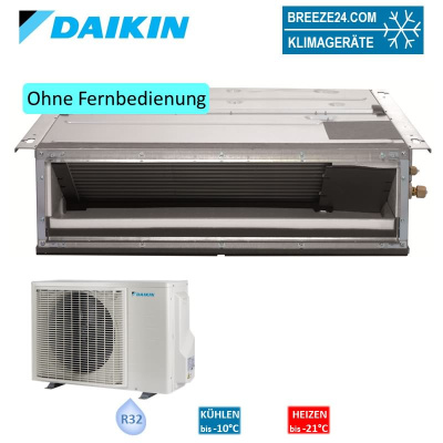 Daikin Set Kanalgerät 2,5 kW FDXM25F9 + RXM25A R32 | Raumgröße 25 30 m² | Klimaanlage