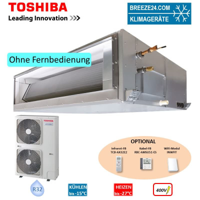 Toshiba Set RAV-RM2801DTP-E2 + RAV-GM2801AT8-E Kanalgerät 22,5 kW R32 Klimaanlage 400V