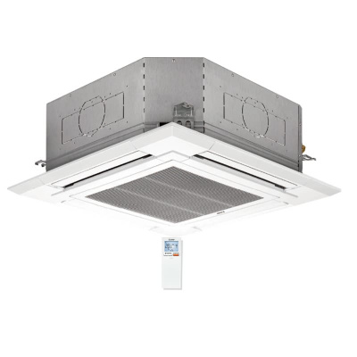 Mitsubishi Electric 4-Wege Deckenkassette 13,4 kW - PLA-M140EA2 mit Blende PLP-6EALM2 R32 oder R410A
