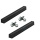 Aufstellbalken Set SB-1000 Kunststoff schwarz 1000mm inkl.M10 Schrauben | 2 Stück