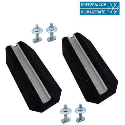 Würth 2 x Dämpfungssockel SBR-400X180X95MM-41/21 für Außengeräte