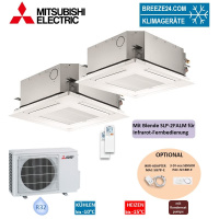 Mitsubishi Electric Set 2,5 kW 2 x SLZ-M25FA + SLP-2FALM...