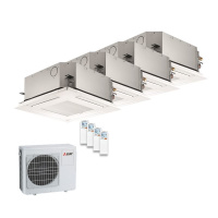 Mitsubishi Electric Set 2 x SLZ-M15FA + SLZ-M25FA +...
