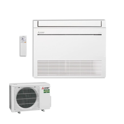 Mitsubishi Electric Set Kompakt Truhengerät 2,5 kW MFZ-KT25VGK + SUZ-M25VA Raumgröße 25 - 30 m² | R32
