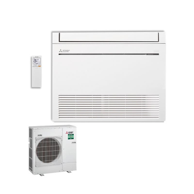 Mitsubishi Electric Set Kompakt Truhengerät 5,0 kW MFZ-KT50VGK + SUZ-M50VA Raumgröße 50 - 55 m² | R32