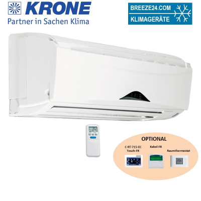 Krone Kaltwasser-Wandgeräte 6,1 kW - WLT 58 EC Gerät mit 2-Wege-Ventil