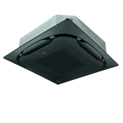 Daikin 4-Wege-Deckenkassette 11,2 kW - FXFQ100B-5  VRV design schwarz mit Blende BYCQ140EPB - R410A