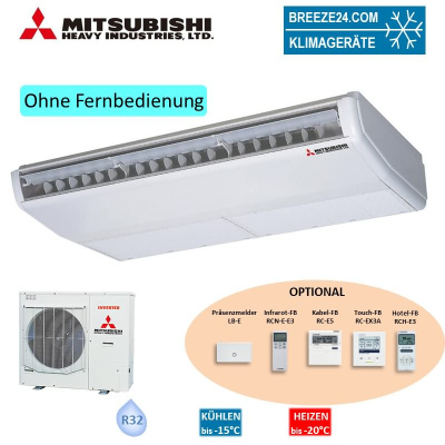 Mitsubishi Heavy Set Deckenunterbaugerät 10,0 kW - FDE100VH + FDC100VNA-W Raumgröße 100 - 105 m² R32