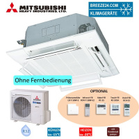 Mitsubishi Heavy Set 4-Wege-Deckenkassette 12,5 kW...