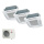 Mitsubishi Heavy Set 3 x 4-Wege-Deckenkassette Komfortpaneel 3,5 kW - 3 x FDTC35VH1 + SCM71ZS-W