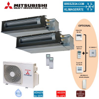 Mitsubishi Heavy Set 2 x Kanalgeräte 3,5 kW -...