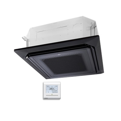 Fujitsu 4-Wege-Deckenkassette 9,5 kW - AUXG36KRLB schwarz (Nur Mono-Split) R32