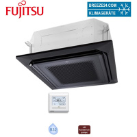 Fujitsu 4-Wege-Deckenkassette 9,5 kW - AUXG36KRLB schwarz...