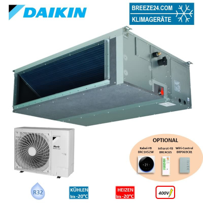 Daikin Set Kanalgerät 19,0 kW - FDA200A  + RZA200D R32 Klimaanlage 400V