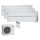 Mitsubishi Electric Set 3 Wandgeräte Diamond WiFi 3,5 kW MSZ-LN35VG2W + MXZ-3F68VF R32
