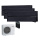 Mitsubishi Electric Set 3 Wandgeräte Diamond WiFi 3,5 kW 3 x MSZ-LN35VG2B + MXZ-3F68VF R32
