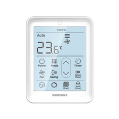 Samsung 1-Weg-Deckenkassette AJ 035 TN1DKG + Blende PC1NWFMAN Wind-Free (Nur Multisplit/NASA) 3,5 kW R32 + IR-FB AR-EH03E