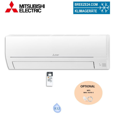 Mitsubishi Electric Wandgerät 2,5 kW - MSZ-HR25VF für 1 Raum mit 25 - 30 m² | nur Monosplit | R32