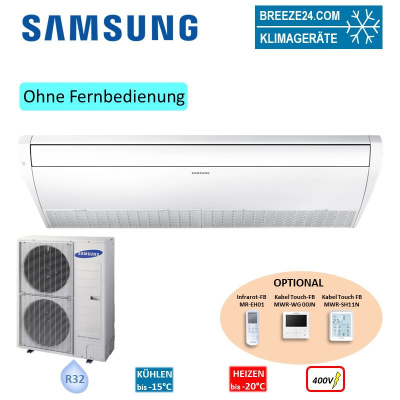 Samsung Set Deckenunterbaugerät 12,0 kW - AC 120 RNCDKG + AC 120 RXADNG Raumgröße 120 m² 400V/BAC
