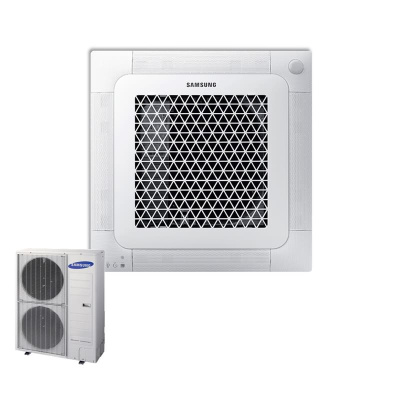 Samsung Set Deckenkassette Wind-Free 13,4 kW AC 140 RN4DKG + Blende PC4NUFMAN + AC 140 RXADNG R32 Klimaanlage BAC/NASA 400V